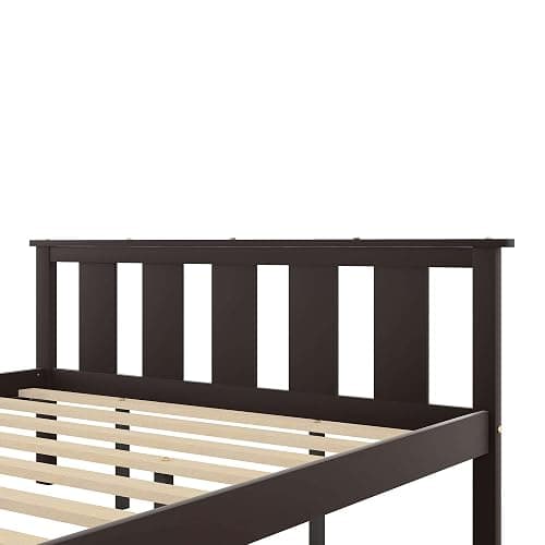 Queen Size Espresso Wood Platform Bed Frame with Headboard and Footboard - Sturdy and Stylish Bedroom Furniture for Enhanced Comfort and Modern Aesthetics thumbnail 7
