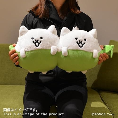 にゃんこ大戦争 PONOS Official The Battle Cats Plush - Bean Cats Plushie - 9 Inch Collectible Battle Cats Soft Stuffed Animal thumbnail 2