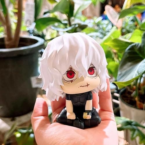 HBGIAY MHA Dabi Look up Figure Tomura Shigaraki Action Figure Sitting Pose Cute MHA Figurine Toga Himiko Statue Collectibles Gift thumbnail 6