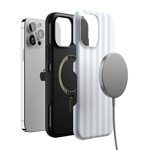 Casely iPhone 13 Pro Max Case | Blue Stripes | Sunday Best | Compatible with MagSafe | Bold Protective Design thumbnail 4