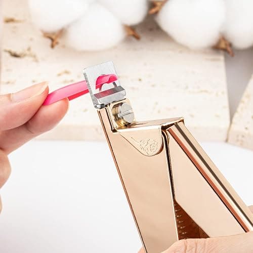 Nail Clippers for Acrylic Nails, Gold Premium Stainless Steel Fake False Acrylic Nail Cutter, Sharp Blade Nail Manicure Nail Tips Clipper for Salon Home DIY Nail Art Beauty Design by GA&EN thumbnail 5