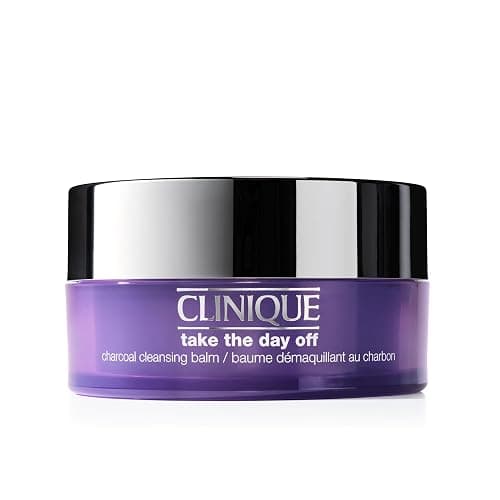 Clinique Take The Day Off Charcoal Cleansing Balm Makeup Remover | Dissolves Makeup and Sunscreen | For Dry Combination to Oily Skin Types - Image 1