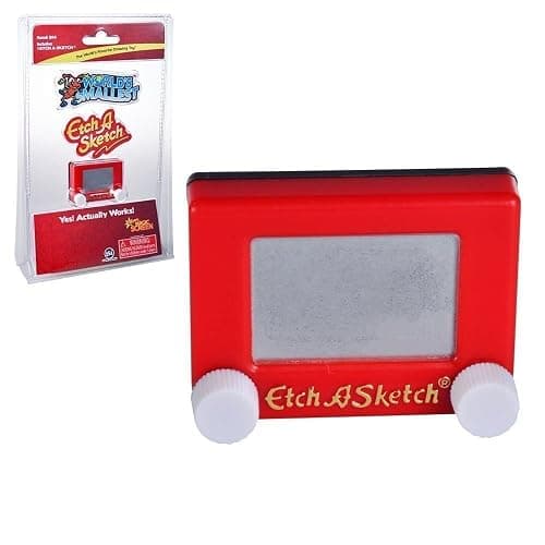 World's Smallest Etch a Sketch Red - Image 1