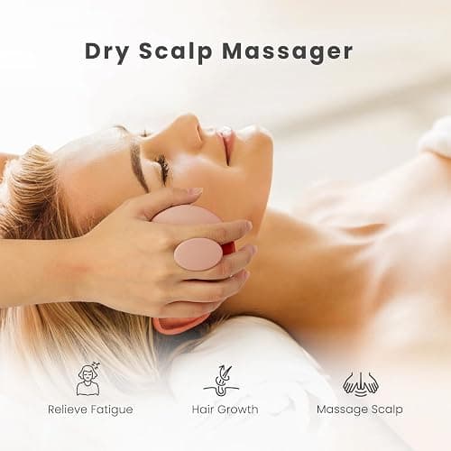 AIMIKE Scalp Massager - Silicone Shampoo Brush for Hair, Dandruff Removal & Hair Growth Stimulator - Exfoliator for Dry & Wet Scalp thumbnail 6