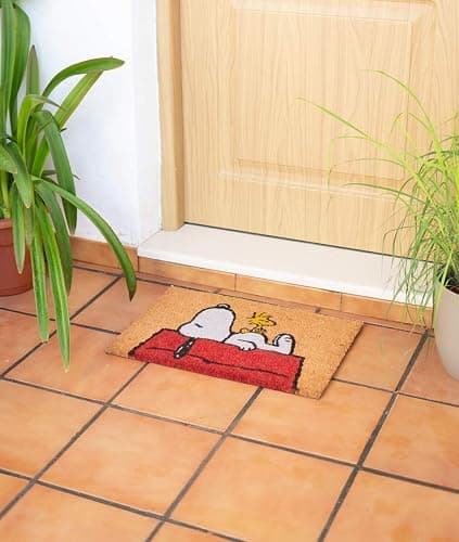 Grupo Erik - Paillasson Snoopy - Antidérapant et Fibre de Coco - 40 x 60 cm thumbnail 2