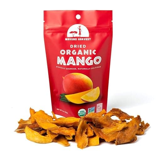 Mavuno Harvest Mango Dried Fruit Snacks | Unsweetened Organic Dried Mango Slices | Gluten Free Healthy Snacks for Kids and Adults | Vegan, Non GMO, Direct Trade | 2 Ounce, Pack of 3 thumbnail 7