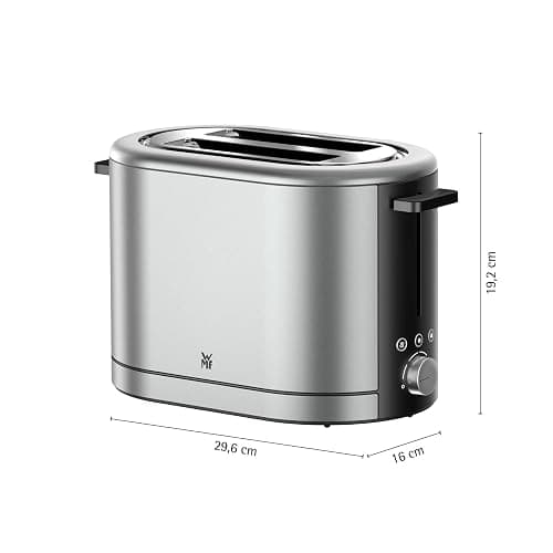 WMF Lono Silk Toaster 2 Scheiben – Edelstahl Doppelschlitz Toaster mit XXL-Brötchenaufsatz, 7 Bräunungsstufen, LED-Funktion, Krümelfach, Anti-Fingerabdruck, 900 W, spülmaschinenfreundlich thumbnail 2