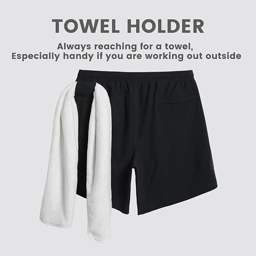 maamgic Gym Shorts for Men 7 inch with Liner Stretch 2 in 1 Workout Shorts Men Quick Dry Athletic Shorts thumbnail 5