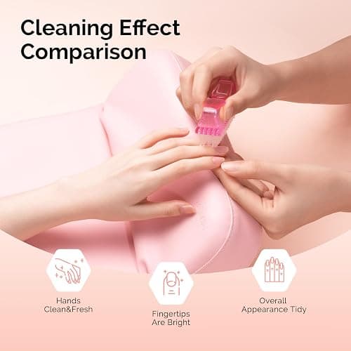 MelodySusie 14PCS Manicure Tools Kit Nail Care Kit with Nail File,Cuticle Trimmer and Pusher,Mini Sandpaper,Nail Brush and Cuticle Oil 25ML thumbnail 8