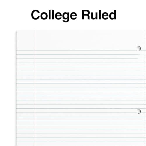 Staples Accel 1-Subject Notebook, 8.5x11 Inch, College Ruled, Red | 100 sheets for school, office, and everyday note-taking and writing. thumbnail 4