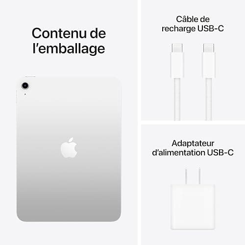 Apple iPad with A16 chip: 11-inch Liquid Retina Display, 128 GB, Wi-Fi 6, 12MP Front/12MP Back Camera, Touch ID, All-Day Battery Life — Silver thumbnail 6