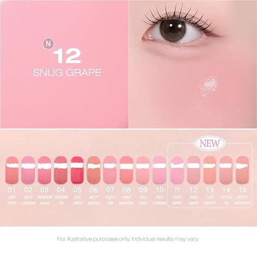 PERIPERA SYRUPY TOK CHEEK Liquid Blush| Dewy Finish with Long-Lasting Hydration, Buildable & Blendable Color, Natural Glow for Cheeks, Safe for Sensitive Skin (12 SNUG GRAPE) thumbnail 5