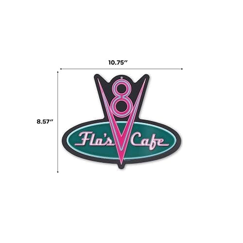 Disney Pixar Cars Flo's V8 Cafe Metal Wall Sign | Fun Cars Diner Decoration for Home thumbnail 7