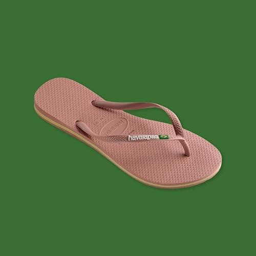 Havaianas - Slim Brasil Logo, Bequeme, Robuste und Leichte Badelatschen für Frauen, Hommage an Brasilien, Flagge auf Riemen und Sohlen thumbnail 5