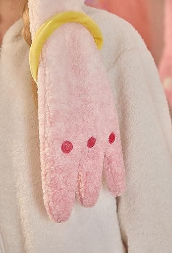 Micotaku Puella Magi Madoka Magica Kyubey Jumpsuit Pajamas Set, Embroidered Cosplay Loungewear thumbnail 7