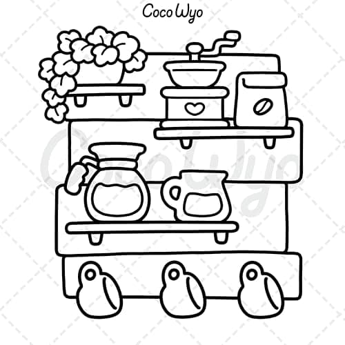 Stress Relief: Coloring Book for Adults and Kids, Bold and Easy, Simple and Big Designs for Relaxation Featuring Animals, Landscape, Flowers, Patterns, Cute Things And Many More (Bold & Easy Coloring) thumbnail 5