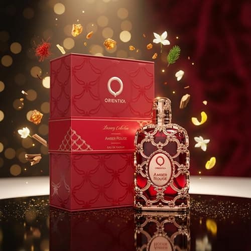 Orientica Luxury Collection Amber Rouge Eau De Parfum – Woody, Amber, Saffron, Praline, Jasmine, Orange, Oak Moss, Seaweed – Arabic Perfume for Men & Women – 5oz / 150ml thumbnail 6