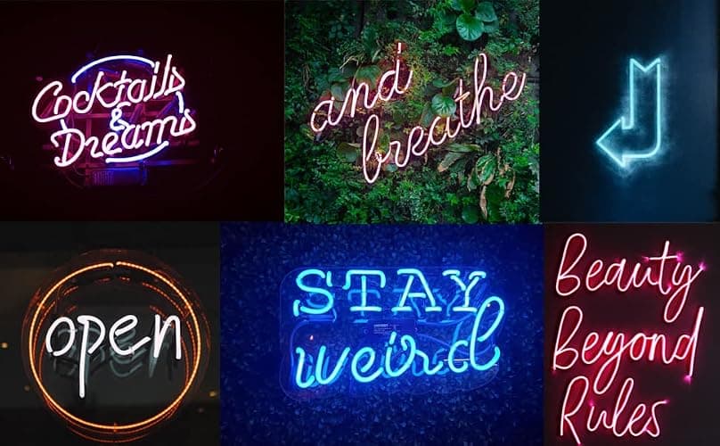 Custom Neon Signs,Personalized Neon Signs for wall decor, large Custom Led Neon Sign Business Logo for Bedroom Birthday Wedding Party Bar Home Decor (Optional 3 Lines 10" to 60") thumbnail 3