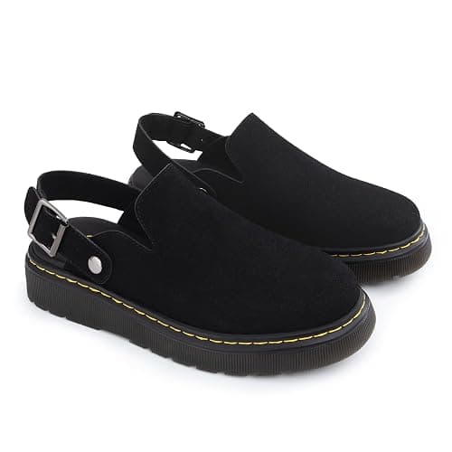 Athlefit Women's Clogs Shoes with Back Strap Comfortable Latex Footbed Slip-On Adjustable Slingback Mules Zapatos para Mujer thumbnail 6