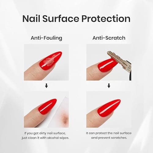 Beetles 4 Pcs 15ml Gel Top Coat and Base Coat Set with Nail Dehydrator and Primer Professional Nail Prep Acid-Free & Hema-Free Dehydrate Bond Primer Set for Acrylic & Gel Nail Polish Nail Gifts thumbnail 7
