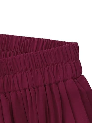 OSTOO Women's Summer Long Flowy Renaissance Skirt with Pockets - Boho High Waist A-Line Maxi Skirt thumbnail 4
