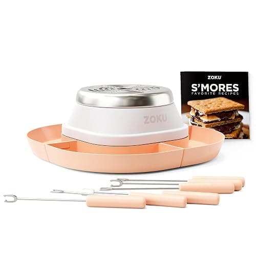 ZOKU S'mores Maker Set - Tabletop S’mores Burner with 6 Reusable Sticks and Recipe Book, Perfect for Delicious, Gooey Treats Indoors - Image 1