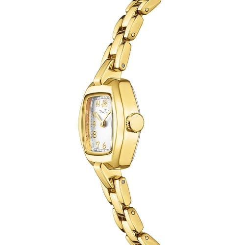 Diaofendi Small Gold Women's Watch,Stainless Steel Band Vintage Ladies Womens Gold Watch Luxury Bracelet Tools Included,Water Resistant thumbnail 2