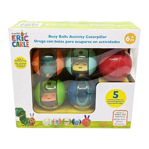 Kids Preferred World of Eric Carle The Very Hungry Caterpillar Plastic Busy Balls Toy Medium thumbnail 4