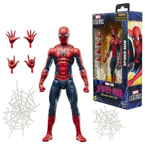 Marvel Legends Series Spider-Man, Spider-Man: Brand New Day Collectible 6-Inch Action Figure Set thumbnail 3