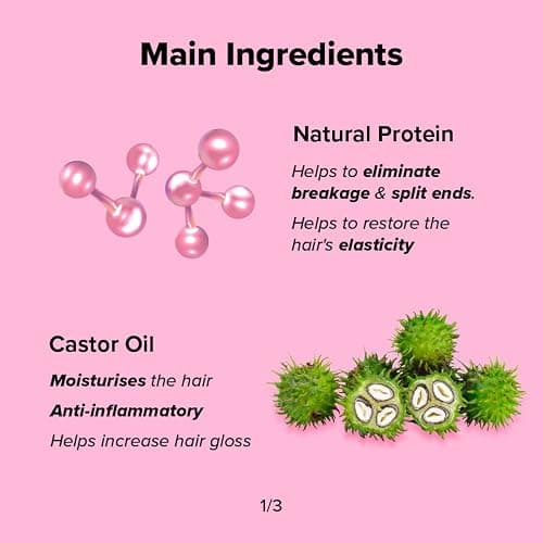 Give Me Cosmetics Hair Repair Cream, Leave In Conditioner Treatment, Reduces Split Ends, Rich in Castor Oil, Argan Oil and Vitamins B3 and B5 & Strengthening Protein, Reverse Damage thumbnail 4
