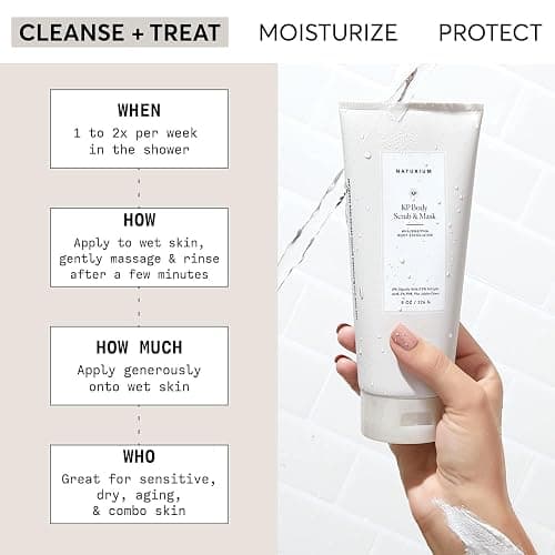Naturium KP Body Scrub & Mask for Keratosis Pilaris, Bump Eraser Shower Scrub & Exfoliator for Skin, 8 oz thumbnail 2