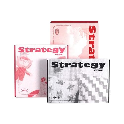 TWICE - 14th Mini Album [STRATEGY] Photobook STEP Random (1ea) Version + P.O.B Photocard Set + Poster - Image 1