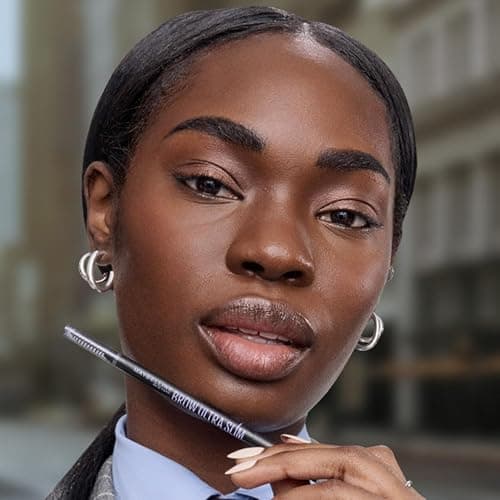 Maybelline Express Brow Ultra Slim Eyebrow Makeup, Brow Pencil with Precision Tip and Spoolie for Defined Eyebrows, Deep Brown, 1 Count thumbnail 8