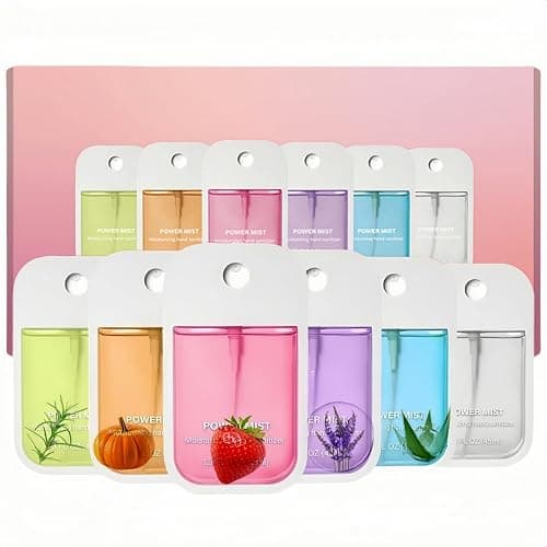 KING OF BIOTIN 6 Pcs Power Mist Hydrating Hand Sanitizer Spray, 6 Scents, 7.8 FL. OZ. Portable Sanitizer Spray for Adults and Kids, Travel Size - Image 1