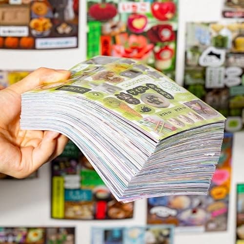 Japanese Manga Style Sticker Book, 45 Sheets of Romantic Memory Series Comic Books Style Material Decoration Stickers - 800+ Designs in 1 Book for DIY Scrapbooking Journaling Handbook Decoration (A1) thumbnail 3