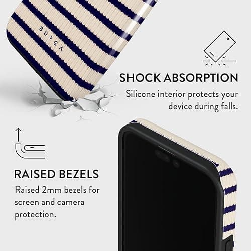 BURGA Phone Case for iPhone 15 Pro Max - Cute, Trendy, Aesthetic, Pattern Phone Cover, Hard Shell Protection - fits Apple iPhone 15 Pro Max Case for Women and Men thumbnail 4