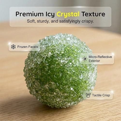 Crunchy Squishy Stress Ball, Upgraded Portable Soft Squishy Ball (Blue #B) | 2026 New, Stress Relief, Portable Design, Soft Texture, Squishy Toy thumbnail 6