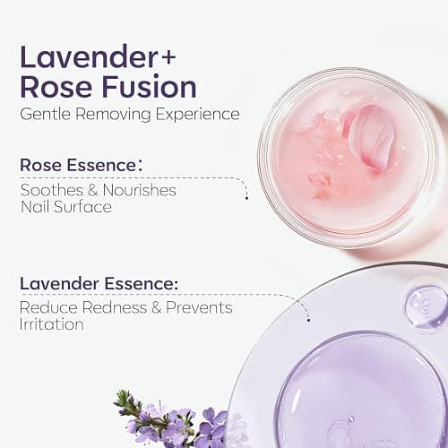 Modelones Nail Polish Remover, Acetone Nail Polish Remover and Glitter Sparkle Reflective Gel Rose Soak Off 8 Fl Oz for Nail Art Design LED Manicure Salon DIY at Home 1 PCS, Rose thumbnail 6