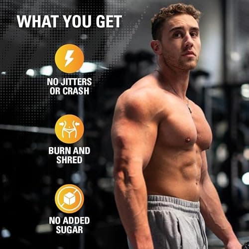 EHP Labs OxyShred Non Stimulant Pre Workout Powder - Stim Free Pre Workout, Caffeine Free Preworkout for Men & Women with L Glutamine & Acetyl L Carnitine - Peach, 60 Servings thumbnail 8