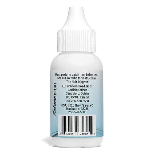 The Hair Diagram - Bold Hold Extreme Creme Reloaded - Strong Hold Glue for Lace Front Wigs and Hair Systems - Invisible Bonding - Non Toxic - No Odor or Latex - Humidity & Water Resistant- 1.3oz thumbnail 2