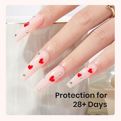 Beetles Color Base Gel Polish, 1pcs 15ml Rubber Base Builder Neutral Nude Gel Base Coat Warm Jade Nail Polish Nail Strengthener UV Led Needed Gift for Women Girls thumbnail 6