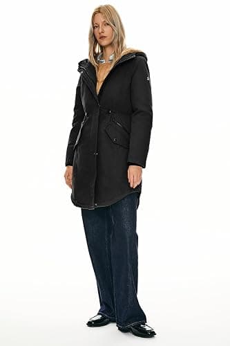 Orolay Women's Thicken Fleece Lined Parka Winter Coat Hooded Jacket with Pockets thumbnail 7