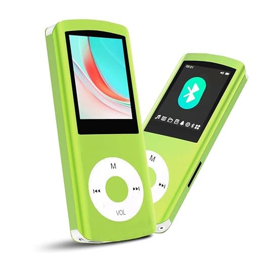 64GB MP3 Player, Hotechs MP3 Music Player with Slim Classic Digital LCD 1.82'' Screen Mini USB Port with FM Radio, Voice Record (Green) - Image 1