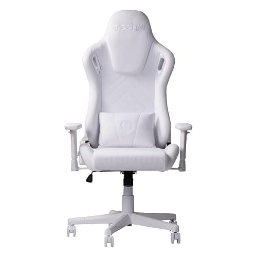 Techni Sport White Velvet Gaming Chair thumbnail 6
