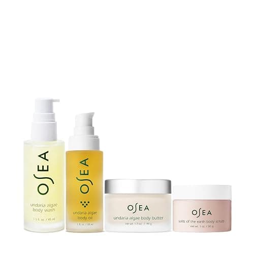 OSEA Bodycare Bestsellers Skincare Set - 4-piece Body Travel Set - 1oz - Body Oil, Body Butter, Body Scrub, & Body Wash thumbnail 2
