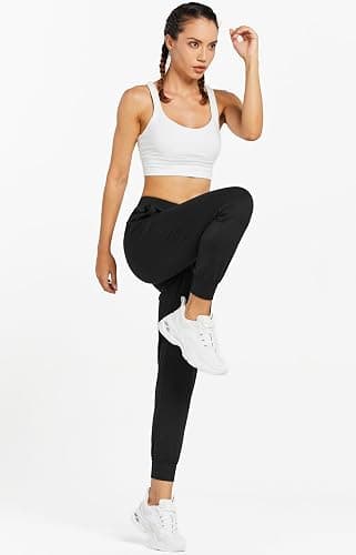Libin Women's Joggers Pants Athletic Running Petite/Regular/Tall Sweatpants with Pockets Tapered Casual Workout Pants thumbnail 4