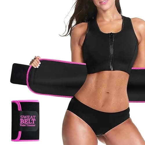 AMZBOSS Waist Trainer for Women Lower Belly Fat, Waist Sweat Band for Women, Belly Band Sweat Belt, Stomach Wrap, Body Shaper - Image 1