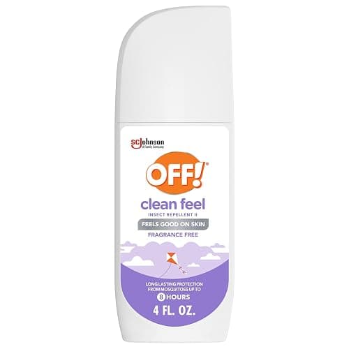 OFF! Clean Feel Insect Repellent Spritz with 20% Picaridin, Bug Spray with Long Lasting Protection from Mosquitoes, Feels Good on Skin, 4 oz - Image 1
