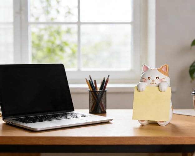 Cat Post-It Note Dispenser thumbnail 5