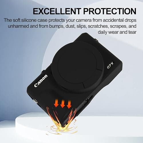 Easy Hood Camera Case Cover for Canon Powershot G7X Mark III Camera(Black) thumbnail 3
